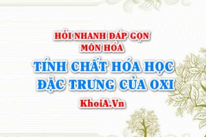 Tính chất hóa học đặc trưng của Oxi và Ozon là gì? Hỏi nhanh đáp gọn môn Hóa